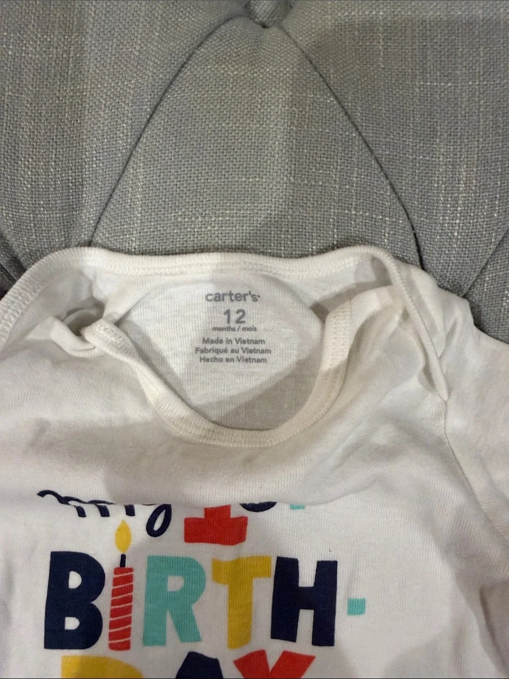 Carter's White Long-Sleeve 